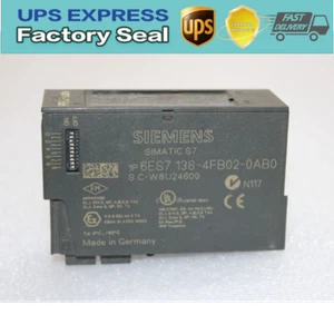 6ES7138-4FB02-0AB0 SIEMENS SIMATIC S7 ELECTRONIC CONTROL MODULE STOCK L-278-C - Picture 1 of 6