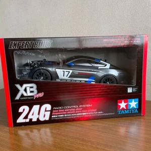 Tamiya XB Ford Mustang GT4 TT-02 Chassis 1/10 Electric RC Complete Set #57918 - Picture 1 of 8