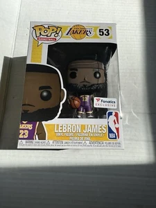 Funko Pop Lakers Lebron James 53 2018 Vaulted Exclusive - Picture 1 of 6