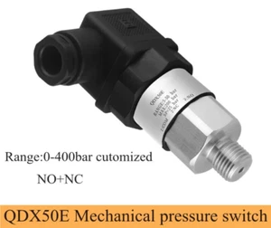 Mechanical Pressure Switch 12bar 40-400bar Piston Stainless Steel Adjustable - Picture 1 of 13