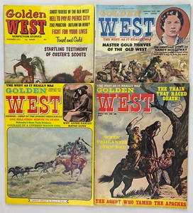 Golden West Magazine, Vol. 8, 1971-1972, Vintage Western History, Pulp, Lot of 4 - Picture 1 of 17