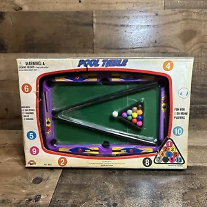 Vintage 1980’s Agglo Table Top Pool Purple Felt Plastic New Old Stock - Picture 1 of 9