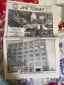 Vintage HISTORICAL JFK TODAY Newspaper Complete Kennedy Assassination - Picture 1 of 3