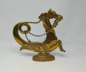 Venetian Brass Gondola Hippocampus Oar Lock Seahorse Vintage Italian Boat 10" - Picture 1 of 7