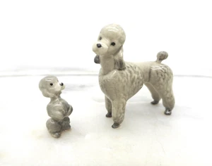 Vintage Hagen Renaker 2 Hunde Pudel Auslaufmodell Porzellan Figur 70er Jahre - Bild 1 von 3