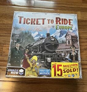 NEW - Ticket to Ride Europe Board Game - Sealed