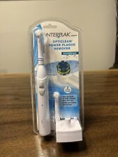 INTERPLAK Rechargeable Toothbrush w/ Opticlean Plaque Remover