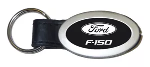 Ford F-150 Oval Key Chain (Black) - Foto 1 di 3