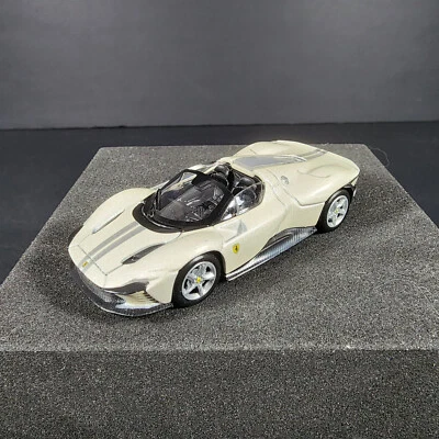 Ferrari Daytona SP3 White 1:64 Diecast Car Burago New In Box USA Seller - Image 1 of 4