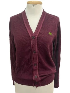 S6# Etro virgin wool cardigan for man red made in Italy size :M - Picture 1 of 7
