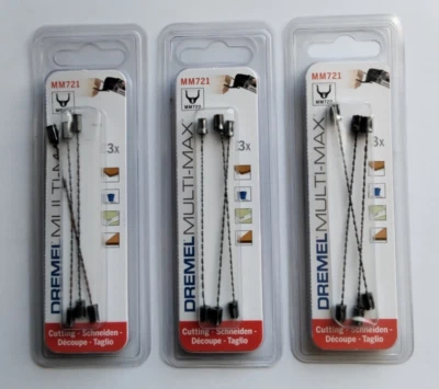 Dremel  Multi-Max Spiralsägeblatt MM721 für MM720 Aufsatz - 3 x 3-er Packung - Bild 1 von 4