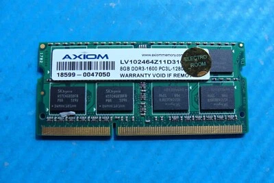 Lenovo T460 Axiom 8GB DDR3-1600 PC3L-12800 Memory RAM SO-DIMM - Image 1 of 2