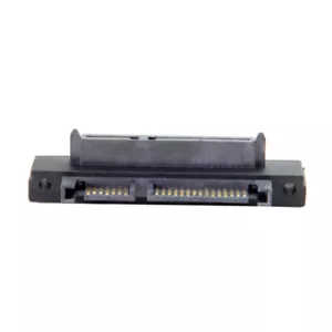 90 Degree Up Angled SATA 22Pin 7+15 Male to SATA 22Pin Female Extension Adapter - Picture 1 of 9