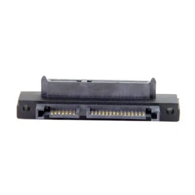 90 Degree Up Angled SATA 22Pin 7+15 Male to SATA 22Pin Female Extension Adapter - Image 1 of 4