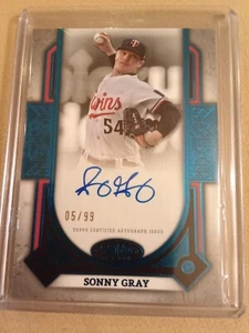 2024 Topps Tier One Sonny Gray #5/99 AUTOGRAPH #PPA-SG Rookie Baseball Card - Picture 1 of 2