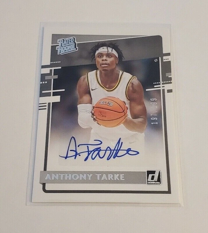 R73,640 - 2021-22 Chronicles Draft Donruss Rookie Autograph Anthony Tarke #/199 - Image 1 of 1