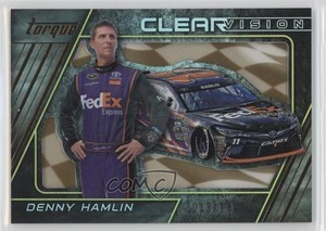 2016 Panini Torque Clear Vision Gold /149 Denny Hamlin #6