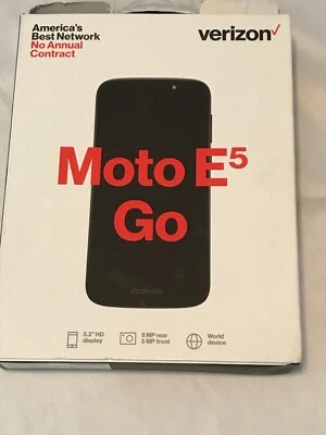 Verizon Motorola Moto E5 Go XT1921-8 (16GB)   ***** MINT CONDITION IN BOX ***** - Image 1 of 3