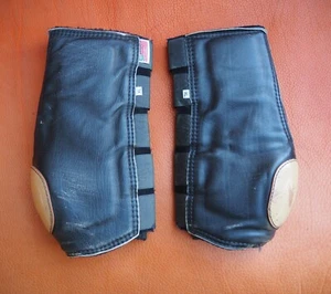 Equine Skid Boots Sliding schwarz Profi Western Tack Classic Neopren Slide Bo XL - Bild 1 von 9