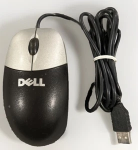 Dell USB Scroll Optical Mouse. Black/Gray. 2 Button - Picture 1 of 4