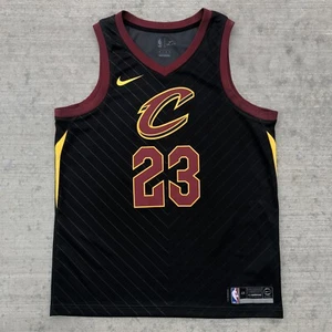 LeBron James Black Cleveland Cavaliers Nike Statement Swingman Jersey L / 48 NBA - Picture 1 of 14