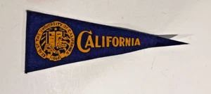 VINTAGE UNIVERSITY CALIFORNIA FILZWIMPEL - 9,5 ZOLL - Bild 1 von 1