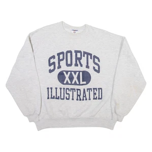 Sudadera gris XL para hombre JERZEES Sports Illustrated - Imagen 1 de 6