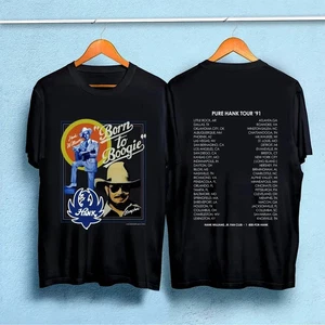 Hank Williams Jr Pure Hank Tour 1991 Bocephus Screen Stars T-Shirt - Picture 1 of 3