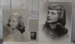 Konvolut 2 Bilder.  Benannt mit Biografie Bellingham Calvin College Krankenpflege 50er - Bild 1 von 6