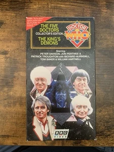 Doctor Who - The Five Doctors and The King's Demons (VHS, 1989) - Picture 1 of 6