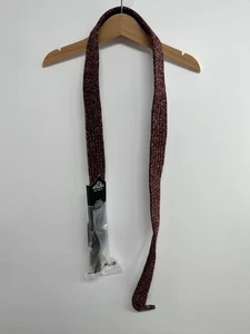 NWT Levi’s Men’s Stretch Braided Belt Burgundy White Elastic Woven Casual 42 - Foto 1 di 6