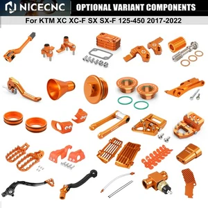 For KTM SX XC SXF XC-F 125-450 2017-2022 NICECNC Engine Body Kit Foot pegs - Picture 1 of 46