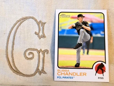 Bubba Chandler, Pittsburgh Pirates, 2022 Topps Heritage Minor League #69🇬 - Image 1 of 3