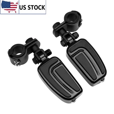 1" & 1-1/4" Aluminum Footpegs Bracket Set For Harley Sportster XL Model 2010-22 Foto 1 de 4