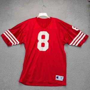 Steve Young San Francisco 49ers Football Trikot Herren 48 Rot Champion NFL Vintage - Bild 1 von 8