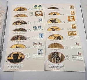 Vintage Vignettes Of Americana First Day Issue Cover 1978 Lot Of 14 USA Liberty  - Picture 1 of 14