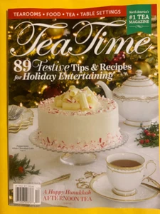 TEA TIME 89 festive tips & recipes HOLIDAY ENTERTAINING tearooms TABLE SETTINGS - Picture 1 of 6