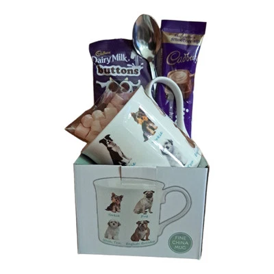 LESSER & PAVEY Cadbury's Hot Chocolate & Dog Mixed Mug Gift Set