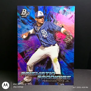 2018 Bowman Platinum Fernando Tatis Jr #PPP-34-PURPLE REFRACTOR /250*MINT*QRSC - Picture 1 of 6