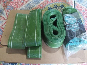 Vintage Lawn Chair Replacement Webbing, 2 1/4" Width, 150+' Length, Green, NEW - Picture 1 of 13
