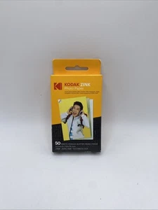 Kodak 2x3” Zink Photo Paper - 50 Sheets Sticky-Backed Photo Paper New - Afbeelding 1 van 4