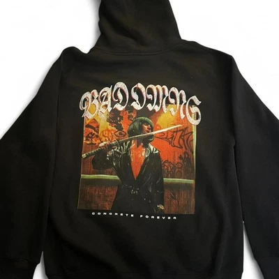 Sudadera con capucha negra Bad Omens Concrete Forever talla mediana Foto 1 de 3