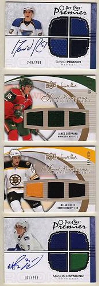 07-08 Sweet Shot Triple Jersey RC James Sheppard /599 - Image 1 of 1