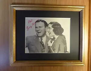 COMIC LEGEND GEORGE BURNS FIRMATO VINTAGE AUTOGRAFATO 8x10 CON CERTIFICATO DI AUTENTICITÀ - Foto 1 di 3