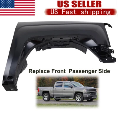 For 14-2018 Chevrolet Silverado 1500 2500 Stainless Steel Fender Trim - Изображение 1 из 4