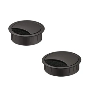 Gedotec Kabeldurchführung Kabeldose Kabeldurchlass schwarz SAMOS Ø 60 / 80 mm - Bild 1 von 6