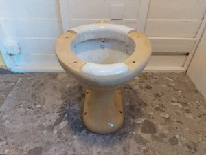 1939 John Bolding "Midland" Enameled Fireclay WC Pan With S Trap - Picture 1 of 10