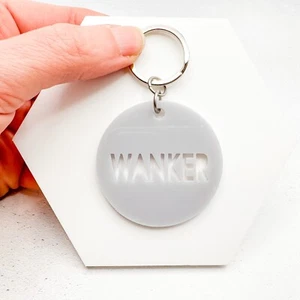 Muestra Oferta Wanker Llavero Grosero Regalo Divertido Swear Palabra Humor 303 - Imagen 1 de 3
