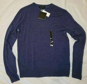 Neu Tricots St Raphael Herren Größe M blau V-Ausschnitt Acryl Pullover UVP $ 55 (A4) - Bild 1 von 5