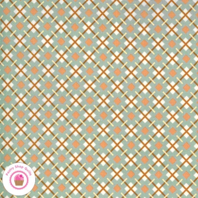 Tela de edredón Moda KITTY CORN 31174 15 POLLITOS URBANOS A CUADROS VERDES HALLOWEEN Foto 1 de 4